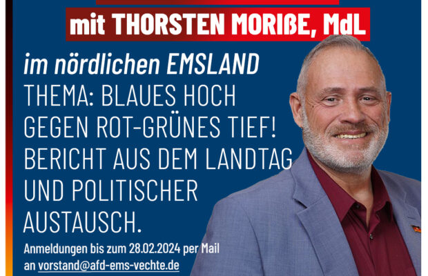 Informativer Abend mit Thorsten Moriße, MdL
