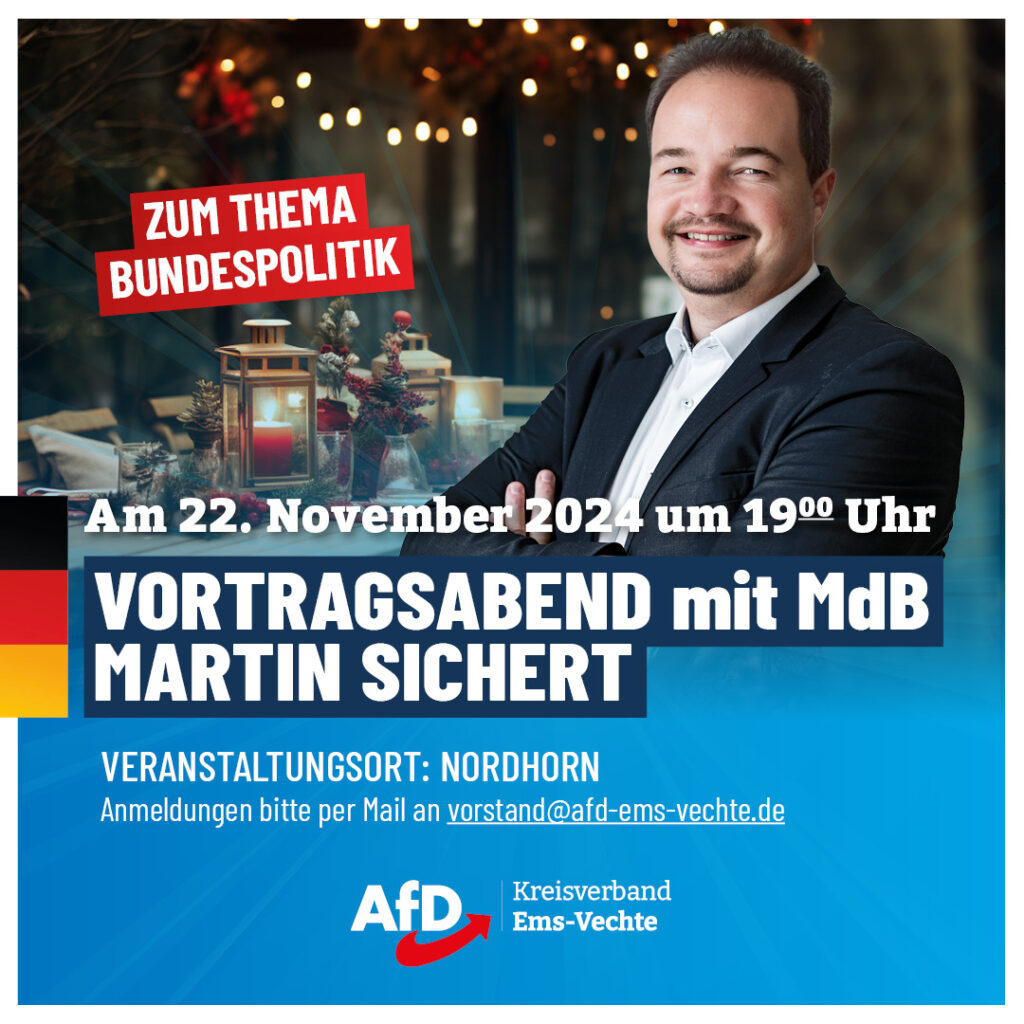 Vortragsabend mit Martin Sichert