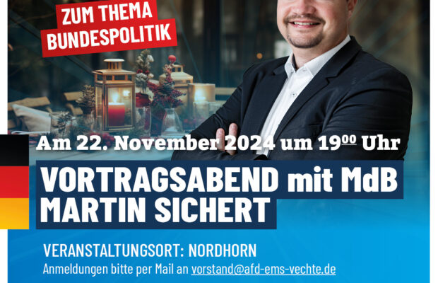 Vortragsabend mit Martin Sichert