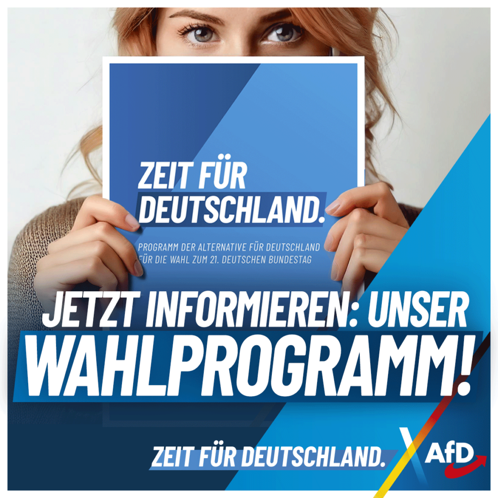 AfD-Wahlprogramm zur Bundestagswahl 2025