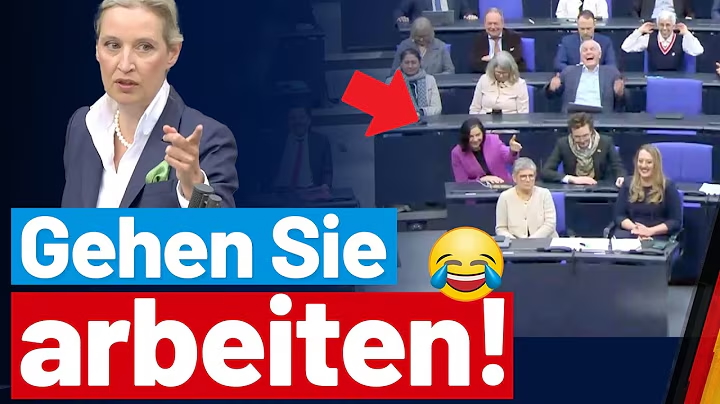 Alice Weidel knöpft sich die Grünen vor! 😂 - AfD-Fraktion im Bundestag