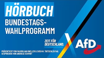 Das Wahlprogramm zur Bundestagswahl als Hörbuch