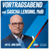 Vortragsabend mit Sascha Lensing, MdB