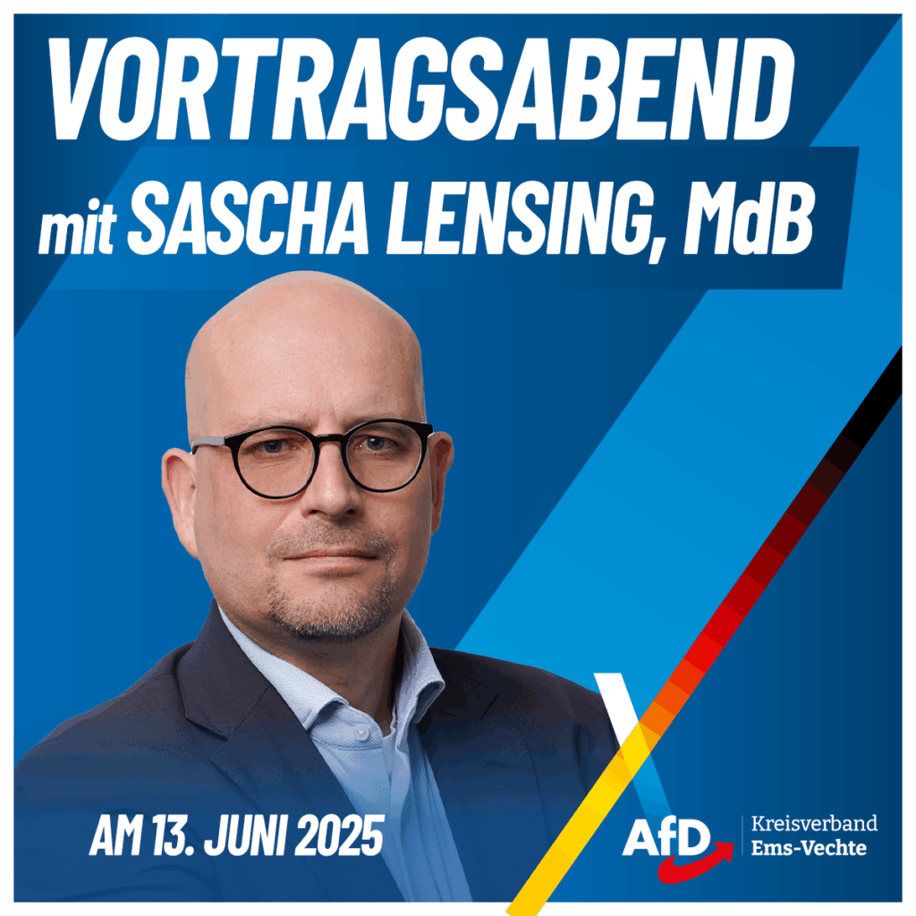 Vortragsabend mit Sascha Lensing, MdB